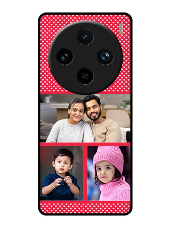 Custom Vivo X100 Pro 5G Custom Glass Phone Case - Bulk Photo Upload Design