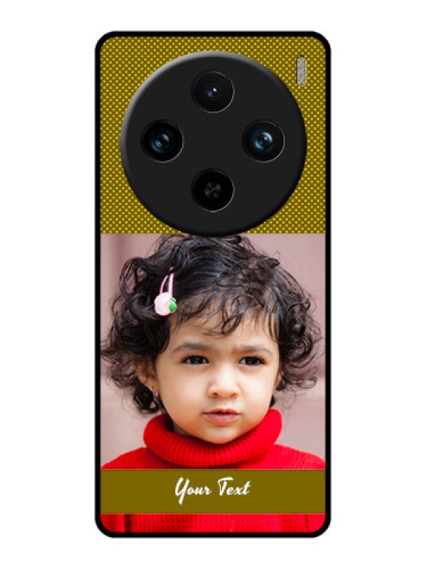 Custom Vivo X100 Pro 5G Custom Glass Phone Case - Simple Green Color Design