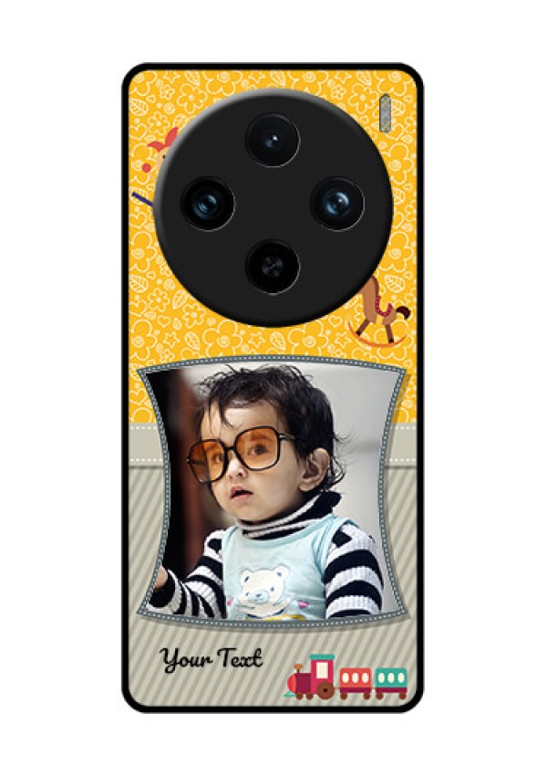 Vivo X100 Pro 5G Custom Glass Phone Case - Baby Picture Upload Design