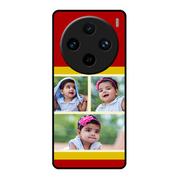 Vivo X100 Pro 5G Custom Glass Phone Case - Multiple Pic Upload Design