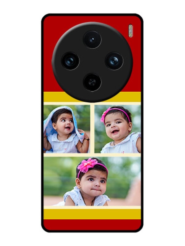 Custom Vivo X100 Pro 5G Custom Glass Phone Case - Multiple Pic Upload Design