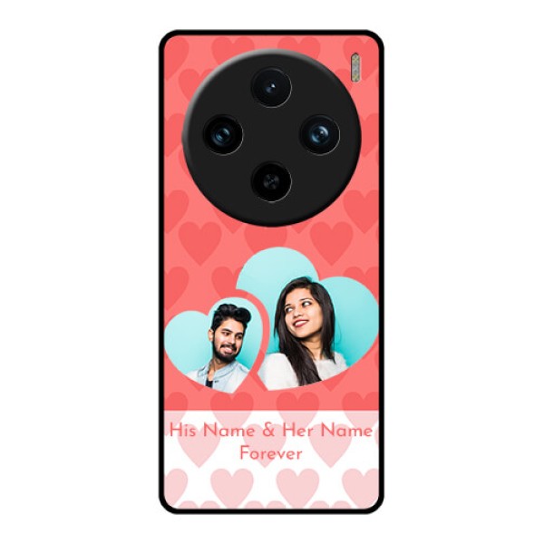 Vivo X100 Pro 5G Custom Glass Phone Case - Couple Pic Upload Design