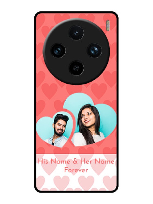 Custom Vivo X100 Pro 5G Custom Glass Phone Case - Couple Pic Upload Design