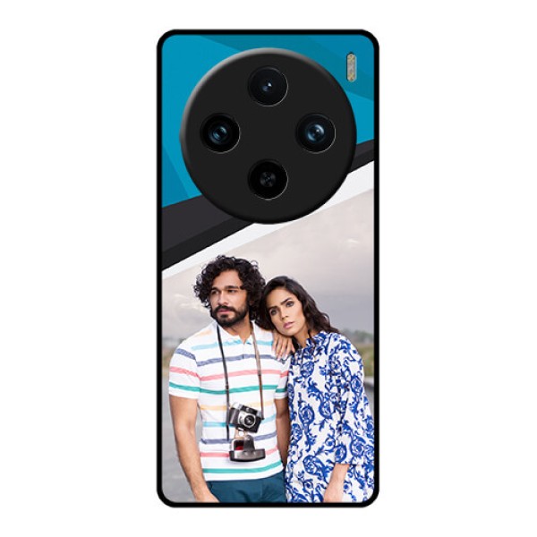 Vivo X100 Pro 5G Custom Glass Phone Case - Simple Pattern Photo Upload Design Vivo X100 Pro 5G Custom Glass Phone Case - Simple Pattern Photo Upload Design