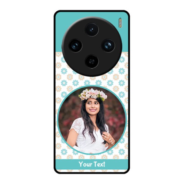 Vivo X100 Pro 5G Custom Glass Phone Case - Beautiful Flowers Design