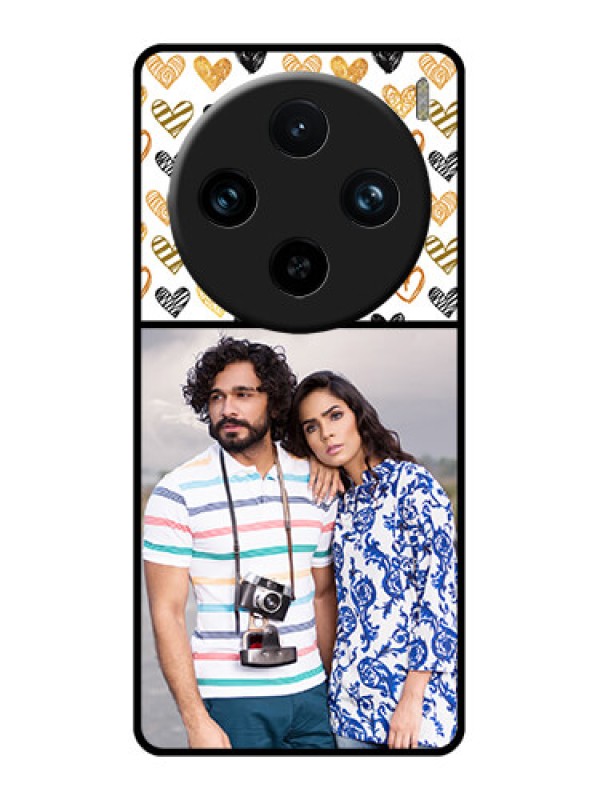 Custom Vivo X100 Pro 5G Custom Glass Phone Case - Love Symbol Design