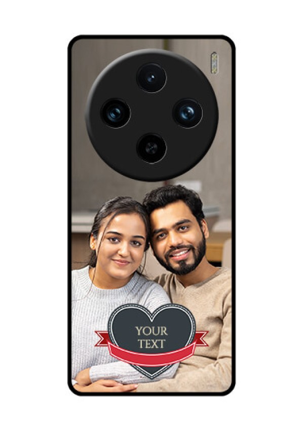 Vivo X100 Pro 5G Custom Glass Phone Case - Just Married Couple Design