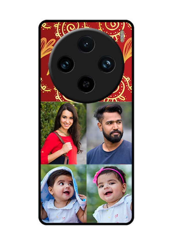 Vivo X100 Pro 5G Custom Glass Phone Case - 4 Image Traditional Design