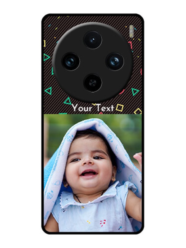 Custom Vivo X100 Pro 5G Custom Glass Phone Case - With Confetti Birthday Design