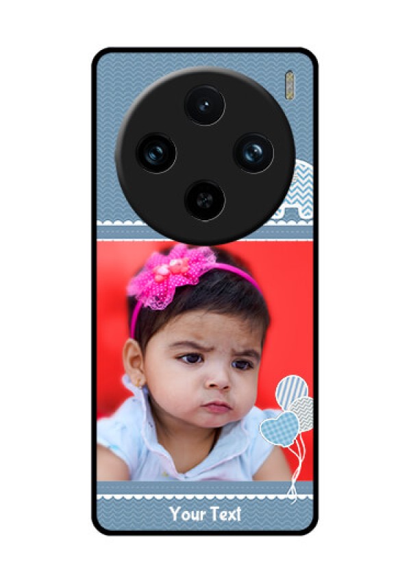 Vivo X100 Pro 5G Custom Glass Phone Case - With Kids Pattern Design