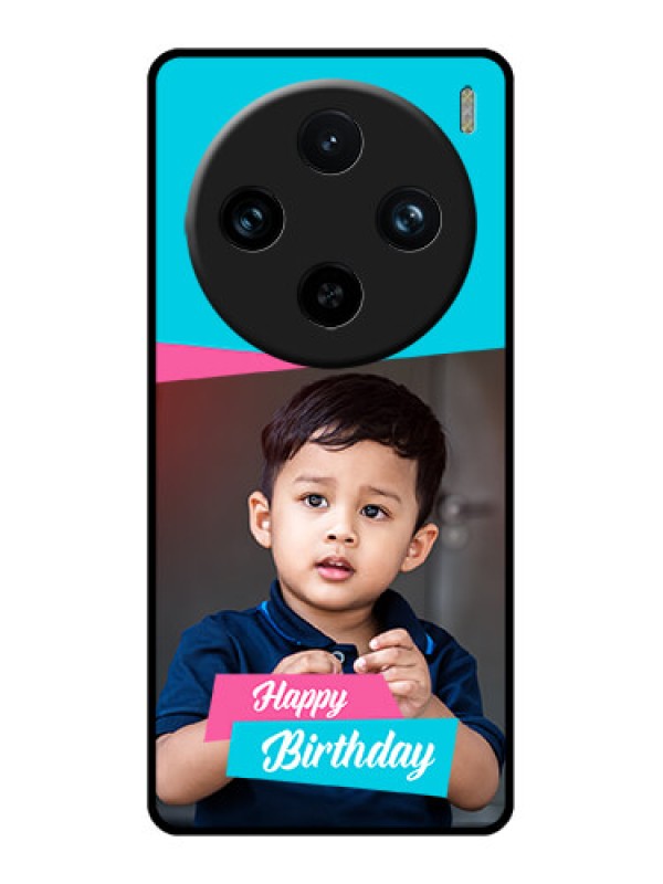 Custom Vivo X100 Pro 5G Custom Glass Phone Case - Image Holder With 2 Color Design