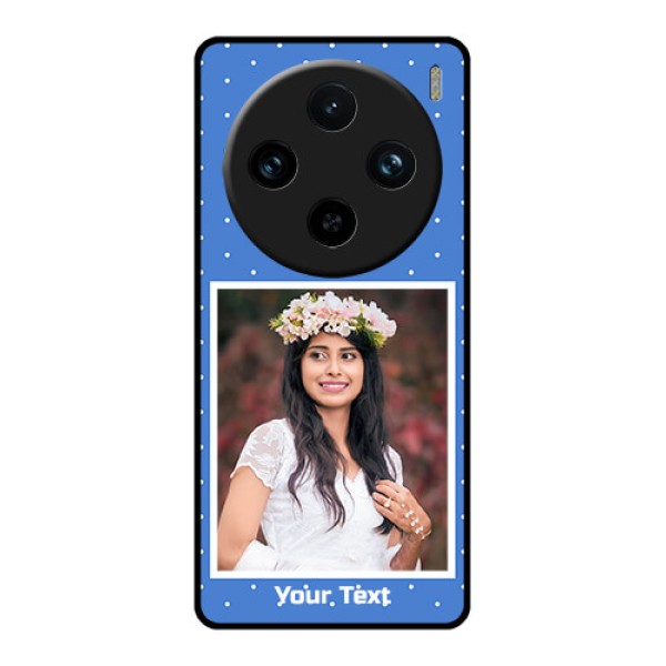 Vivo X100 Pro 5G Custom Glass Phone Case - Polka Dots Design
