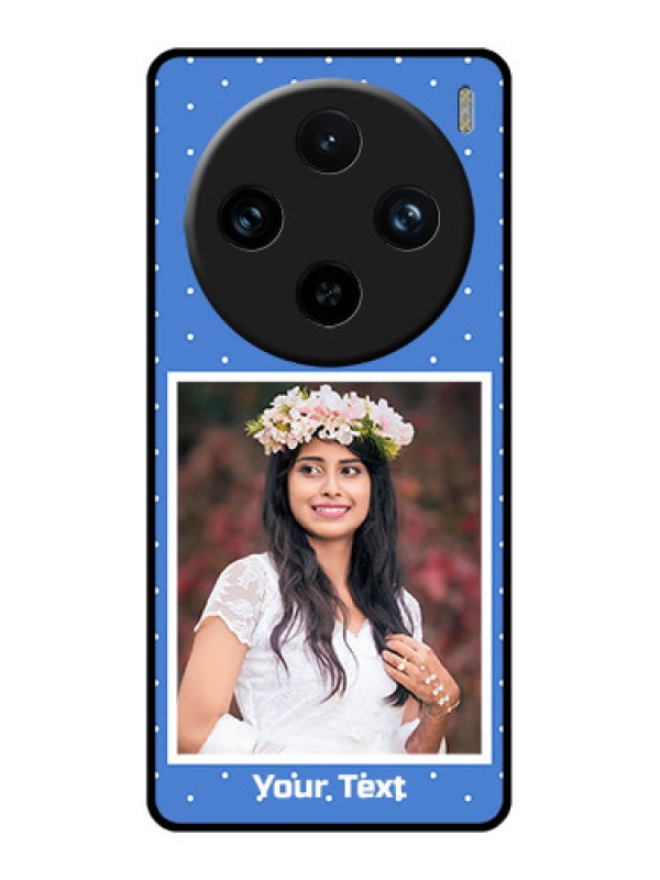 Custom Vivo X100 Pro 5G Custom Glass Phone Case - Polka Dots Design