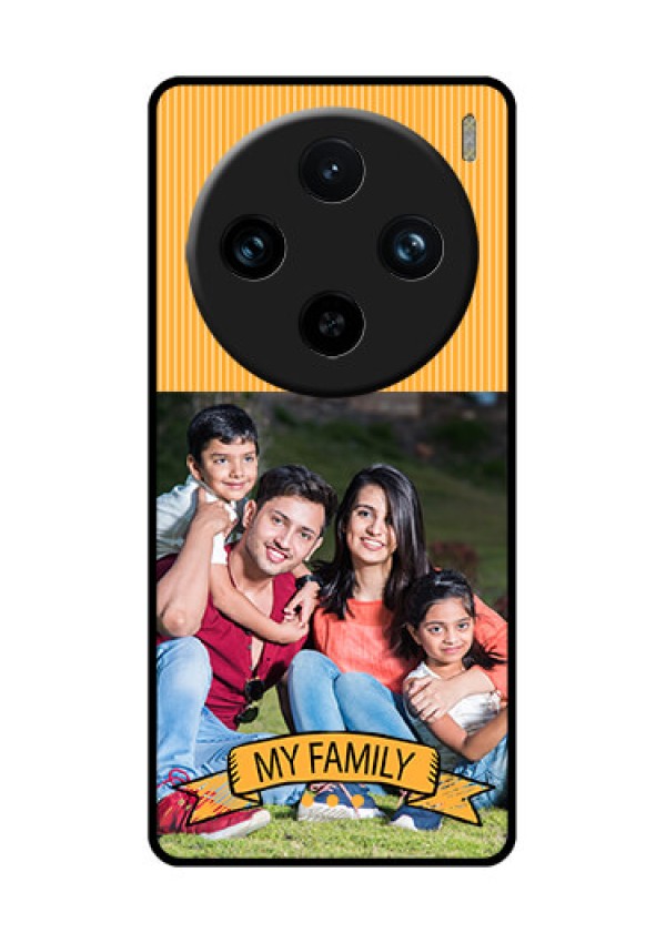 Vivo X100 Pro 5G Custom Glass Phone Case - My Family Design