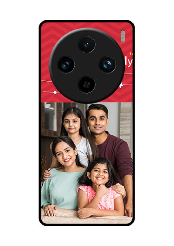 Vivo X100 Pro 5G Custom Glass Phone Case - Happy Family Design