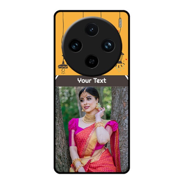 Vivo X100 Pro 5G Custom Glass Phone Case - With Family Picture And Icons Vivo X100 Pro 5G Custom Glass Phone Case - With Family Picture And Icons