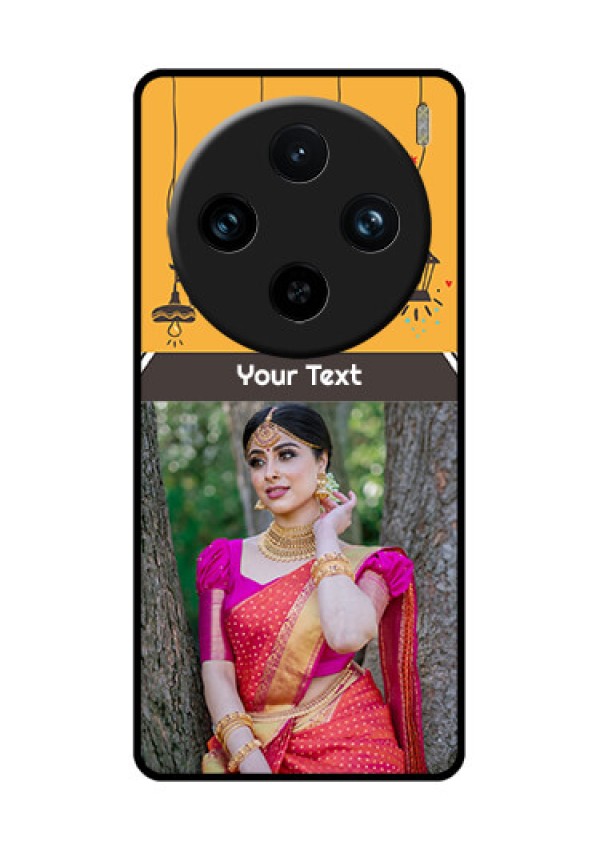 Vivo X100 Pro 5G Custom Glass Phone Case - With Family Picture And Icons