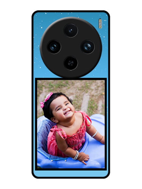 Custom Vivo X100 Pro 5G Custom Glass Phone Case - Wave Pattern Colorful Design