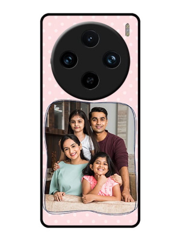 Custom Vivo X100 Pro 5G Custom Glass Phone Case - Family With Dots Design