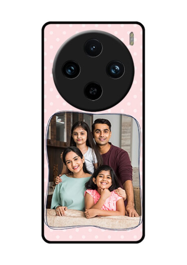 Vivo X100 Pro 5G Custom Glass Phone Case - Family With Dots Design