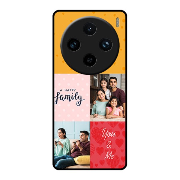 Vivo X100 Pro 5G Custom Glass Phone Case - Images With Quotes Design