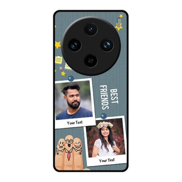 Vivo X100 Pro 5G Custom Glass Phone Case - Sticky Frames And Friendship Design Vivo X100 Pro 5G Custom Glass Phone Case - Sticky Frames And Friendship Design