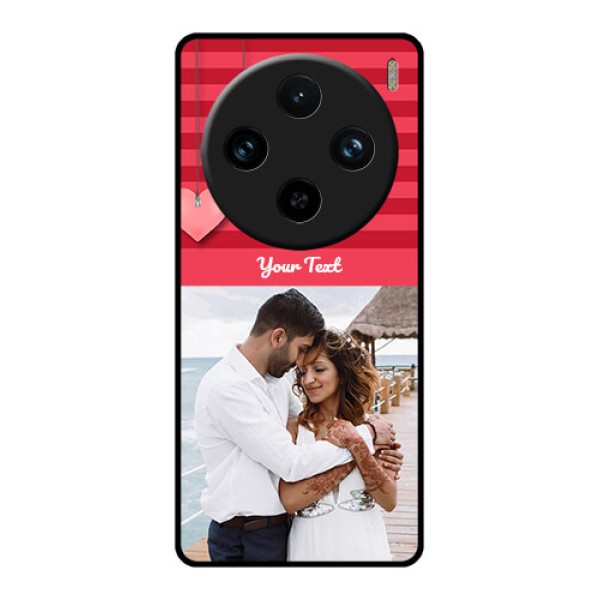 Vivo X100 Pro 5G Custom Glass Phone Case - Valentines Day Design