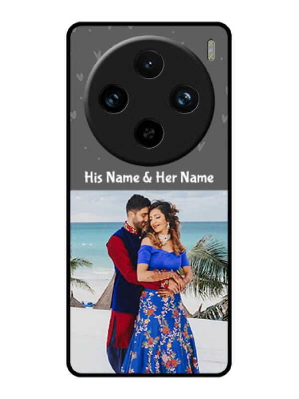 Custom Vivo X100 Pro 5G Custom Glass Phone Case - Buy Love Design With Photo Online