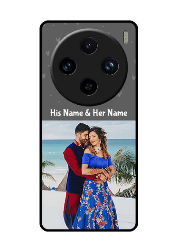 Vivo X100 Pro 5G Custom Glass Phone Case - Buy Love Design With Photo Online