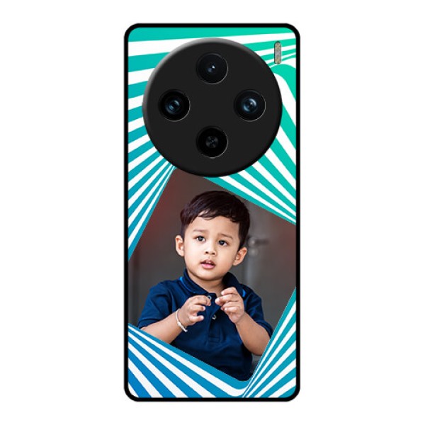 Vivo X100 Pro 5G Custom Glass Phone Case - Abstract Spiral Design