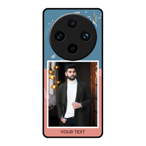 Vivo X100 Pro 5G Custom Glass Phone Case - With Color Musical Note Design Vivo X100 Pro 5G Custom Glass Phone Case - With Color Musical Note Design