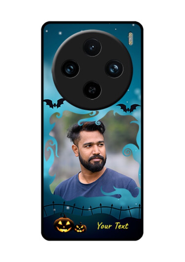 Vivo X100 Pro 5G Custom Glass Phone Case - Halloween Frame Design