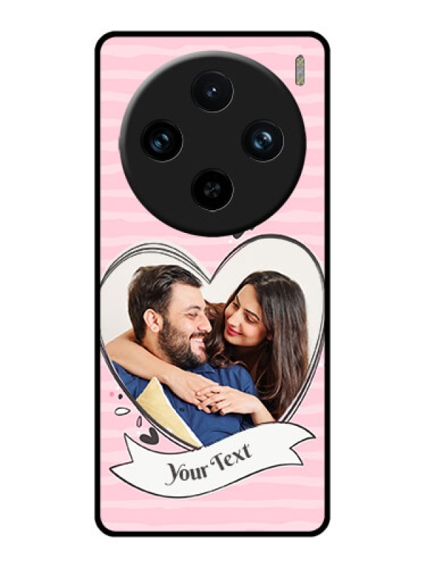 Custom Vivo X100 Pro 5G Custom Glass Phone Case - Vintage Heart Design