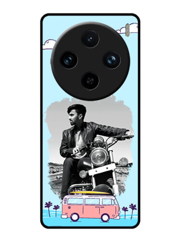 Custom Vivo X100 Pro 5G Custom Glass Phone Case - Travel & Adventure Design