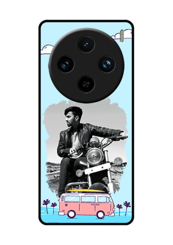 Vivo X100 Pro 5G Custom Glass Phone Case - Travel & Adventure Design