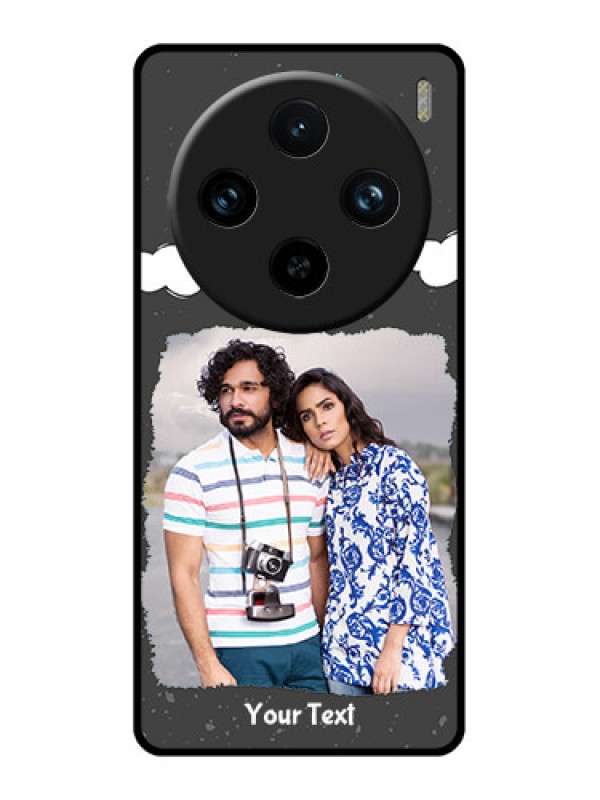 Custom Vivo X100 Pro 5G Custom Glass Phone Case - Splashes With Love Doodles Design