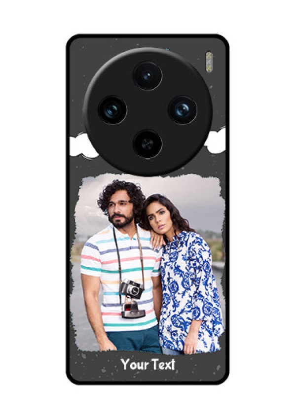 Vivo X100 Pro 5G Custom Glass Phone Case - Splashes With Love Doodles Design