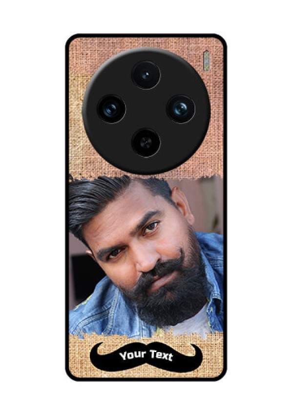 Vivo X100 Pro 5G Custom Glass Phone Case - With Texture Design