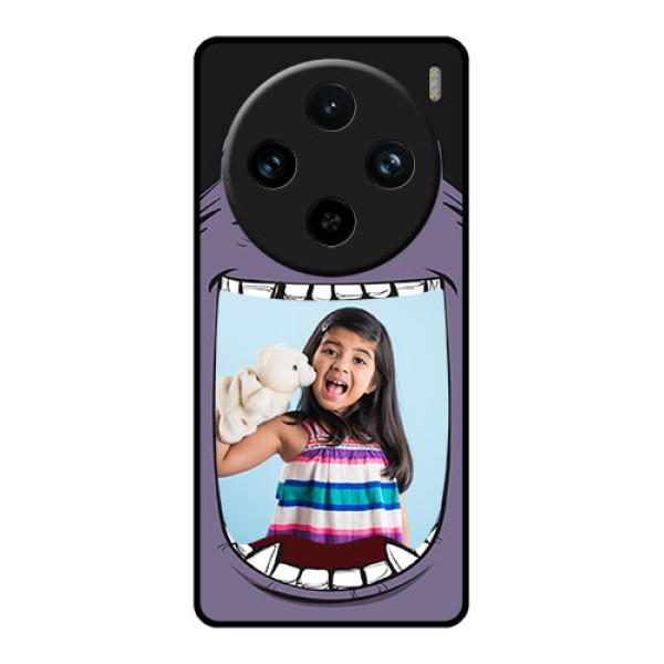 Vivo X100 Pro 5G Custom Glass Phone Case - Angry Monster Design