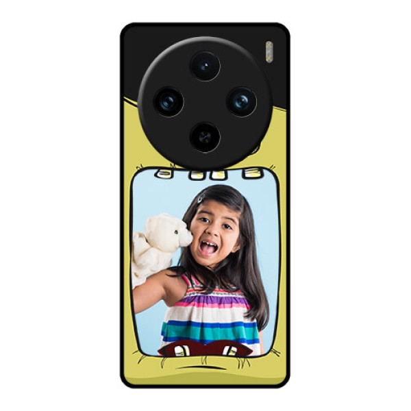 Vivo X100 Pro 5G Custom Glass Phone Case - Cartoon Monster Back Case Design