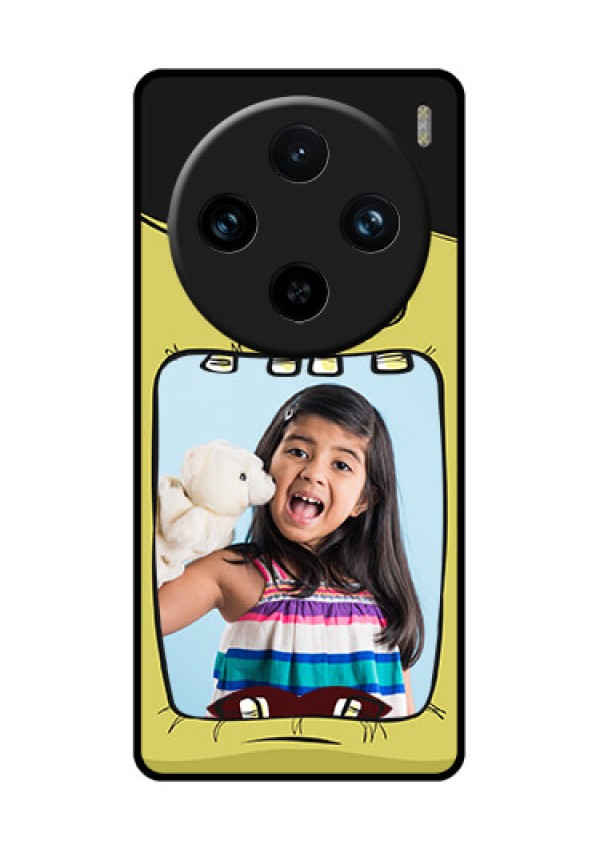 Vivo X100 Pro 5G Custom Glass Phone Case - Cartoon Monster Back Case Design