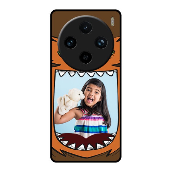 Vivo X100 Pro 5G Custom Glass Phone Case - Owl Monster Back Case Design Vivo X100 Pro 5G Custom Glass Phone Case - Owl Monster Back Case Design