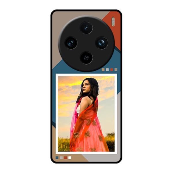 Vivo X100 Pro 5G Custom Glass Phone Case - Retro Color Pallet Design
