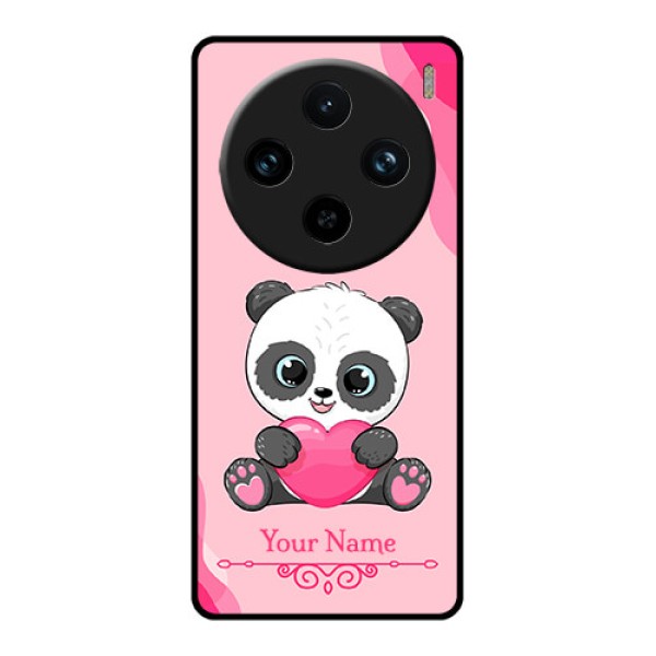 Vivo X100 Pro 5G Custom Glass Phone Case - Cute Panda Design