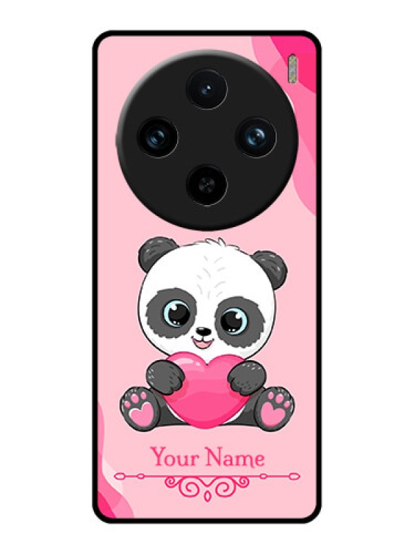 Custom Vivo X100 Pro 5G Custom Glass Phone Case - Cute Panda Design