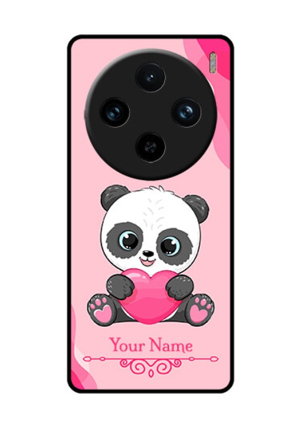 Vivo X100 Pro 5G Custom Glass Phone Case - Cute Panda Design