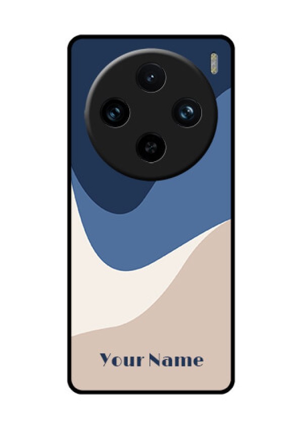 Vivo X100 Pro 5G Custom Glass Phone Case - Abstract Drip Art Design