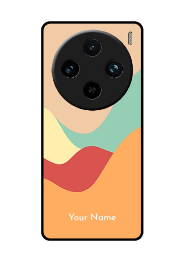 Vivo X100 Pro 5G Custom Glass Phone Case - Ocean Waves Multi - Colour Design