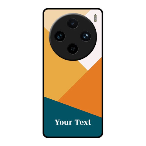 Vivo X100 Pro 5G Custom Glass Phone Case - Stacked Multi - Colour Design Vivo X100 Pro 5G Custom Glass Phone Case - Stacked Multi - Colour Design