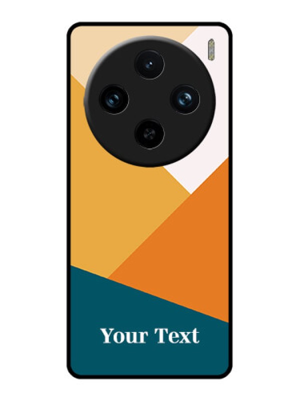 Custom Vivo X100 Pro 5G Custom Glass Phone Case - Stacked Multi - Colour Design